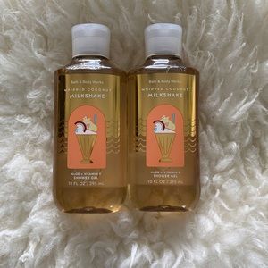 New BBW Whipped Coconut Milkshake Moisturizing Shower Gels